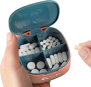 2026 New Hot Sale Seven-Day Pill Case Plastic Small Pill <b>Box</b> Custom Logo Portable Pill <b>Box</b> - Product Image 6