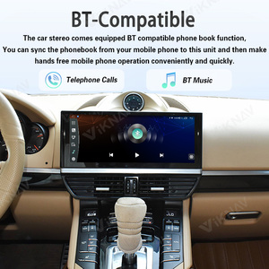 Autoradio Android 12,3 pouces pour Porsche Cayenne 2011-2017, autoradio stéréo sans fil CarPlay, GPS, lecteur multimédia - Product Image 4