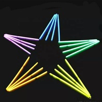100 pièces de bâtons lumineux fluorescents pour fête, bracelets, colliers, néons pour mariage, fête, bâtons lumineux colorés W24-158