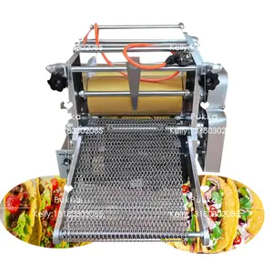 Máquina de tortilla de milho automática de mesa popular, máquina de fazer tortilla de milho, farinha de milho e processamento de tortilla, venda imperdível