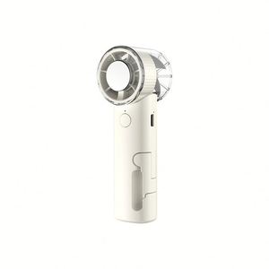 X418 New Rechargeable Ice Mini <b>Fan</b> Handheld Semiconductor Cooling <b>Fan</b> With <b>Clip</b> Buckle - Product Image 4