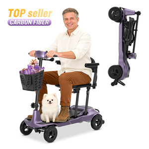 Trottinette Électrique Légère en Fibre de Carbone 12,5 kg, Portable, Moteur Sans Balais, Longue Autonomie, Idéale pour les Marchés Américain et Européen - Offre Spéciale - Product Image 1