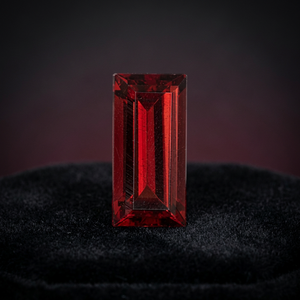 พลอยโกเมนสีแดงแซมเบียอัญมณีเจียระไนแบบหลวม2.50X5mm ตัดขอบได้รับการรับรองจากโรงงานโดย almandine/zambian - Product Image 4