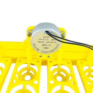 Incubadora de huevos Bandeja de huevos de plástico Torneado automático de huevos amarillo para incubación/para bandeja de eclosión con motor de giro automático - Product Image 4