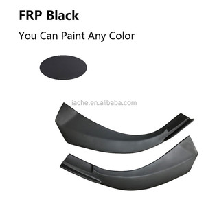 De fibra de carbono labio delantero divisores Spoiler lado conservas de aletas para <span class=keywords><strong>Mercedes</strong></span> Clase A W176 A180 A200 2013-2019 FRP La parachoques delantales - Product Image 5