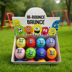 Juego de pelotas de goma Hi-Bounce para niños de 2 a 4 años, juguete deportivo unisex - Product Image 2