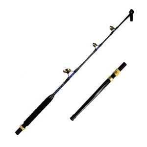 Caña de Pescar para Pesca Deportiva con Extremo Curvo de Aluminio, Cañas de Pescar para Pesca de Arrastre - Product Image 5