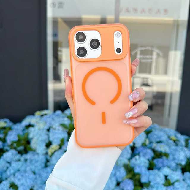 Matte Acrylic Mobile Phone Case Anti-fingerprint Frosted 2.8mm PC Magnetic Mobile Phones Cover for IPhones 17 Pro Max