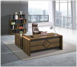 Escritorio de Oficina Moderno al por Mayor, Tipo Panel, Escritorio Individual para Computadora, Mesa Grande para Jefe, para Muebles de Oficina Comerciales - Product Image 3