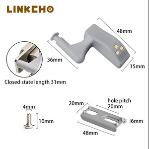 חיישן מגע חכם סוג לדחוף מגע חכם הוביל אביזרי דלת ארון אור צירים למטבח & סלון פלסטיק עמיד למים עמיד למים - Product Image 2