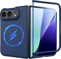 Étui de téléphone magnétique conçu pour iPhone Duo, protection contre les rayures, design ultra-fin, étui en silicone liquide pour iPhone Duo