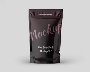 Bolsa de pie impresa con impresión mate personalizada doy pack bolsa de embalaje con cremallera para café azúcar sal nueces maíz galleta leche en polvo