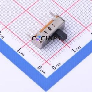 SS-13D07-4 Slide Switch Through hole Component (THT) Switch Rectangle Pin Header PC Pin Through Hole 300mA - Product Image 1