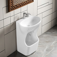 Nouveau design de l'évier de lavage en céramique monté au sol Musulman Wudu Pied Lavabo en céramique sur pied évier sur pied