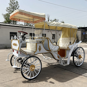 Charrette Électrique Haute Performance à 4 Roues, Alimentée par Batterie, pour Visites Touristiques et Utilisation dans les Parcs d'Attractions - Product Image 4