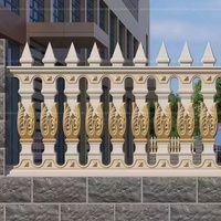 Dernier modèle de moule en plastique pour balustre décoratif en béton coulé sur place, hauteur 120 cm, en vente, moule pour clôture en béton, moule de fabrication préfabriquée