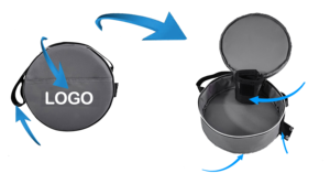 Hiện Đại Kính Thiên Văn Phân Túi Độn Thiết Kế Bọt Đệm Ghế 660lbs Công Suất Xách Tay Trọng Lượng Nhẹ Đi Bộ Đường Dài Câu Cá Dã Ngoại Ăn Uống - Product Image 3