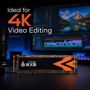 KANAGA 4TB NVMe M.2 SSD PCIe 4.0 Solution de stockage ultra-rapide pour le montage vidéo et la création de contenu - Product Image 2