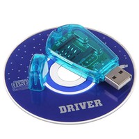 Lecteur de carte SIM standard USB pour téléphone portable, mini GSM/CDMA+CD, clonateur/enregistreur de SMS, accessoires pratiques pour téléphone