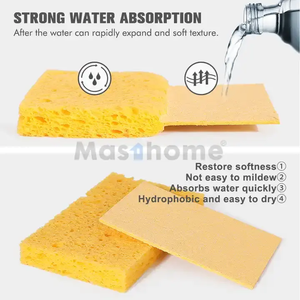 Masthome miếng bọt biển nén rửa bát đĩa cellulose ma thuật nhà bếp - Product Image 2