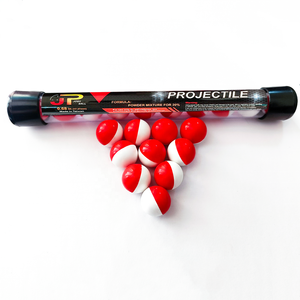 Billes de peinture à impact professionnel - Moins mortelles - Peinture en poudre - Calibre 0,50 (10 pièces/tube) - JP Taiwan - Product Image 2