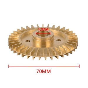Đồng thau tự mồi tăng cường cánh quạt chìm sump bơm đôi bên cánh quạt, trục phẳng, rãnh then, thiết lập loại vít - Product Image 3