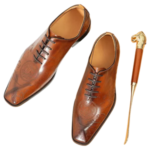 Men's High Quality Handmade Wholesale Casual Shoes Stylish Cowhide Leather Walking Shoes for Outdoor and Business - Product Image 4