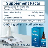 Solution liquide d'iode et d'iodure de potassium à 2 % OEM/ODM – Complément alimentaire en gouttes pour la santé des hommes et des femmes adultes