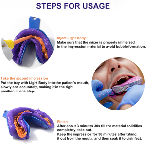 Material de Impresión <span class=keywords><strong>Dental</strong></span> Profesional Extra Ligero con Silicona Adicional de Alta Elasticidad y Recuperación - Product Image 2
