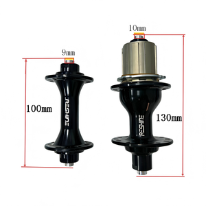 Moyeux de vélo de route à 4 roulements étanches 20-36H pour frein à disque V/Rim M9x100/M10x130mm QR 8-11 vitesses en alliage d'aluminium - Product Image 2