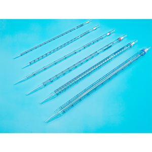 Pipettes sérologiques stériles jetables Fountain 1ml/2ml/5ml/10ml/25ml/50ml en GPPS, codées par couleur, pour transfert de liquides en laboratoire - Product Image 1