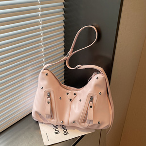 Bolso de Mano Plisado Niche Design Cloud 2026, Nuevo, Simple, Versátil, con Cadena, Texturizado, para Llevar Bajo el Brazo - Product Image 2