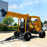 Foreuse hydraulique diesel XYX 200m pour puits d'eau avec pompe à engrenages, moteur et unité mobile à vendre