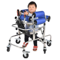 Déambulateur à roulettes pour enfants, pour l'entraînement des personnes handicapées souffrant de paralysie partielle des membres inférieurs, pour la conduite et la marche debout