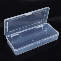 Boîte de rangement en plastique détachables, 12 fentes, Durable, compartiments transparents, avec boucle