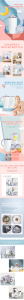 Gobelets isothermes en acier inoxydable blancs vierges de 12 oz pour enfants, bébés et tout-petits, anti-déversement, parfaits pour la sublimation - Product Image 2