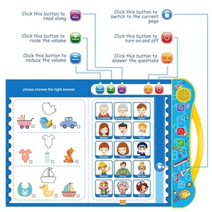 Libro Sonoro Educativo Elettronico per Bambini per l'Apprendimento di Lettere, <span class=keywords><strong>Parole</strong></span> e Forme in Inglese - Product Image 6