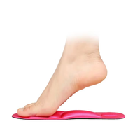 Vente chaude de semelles orthopédiques de confort sportif pour hommes en mousse à mémoire de forme et matériau PU Plantillas Ortopedicas Palmilhas Ortopédicas