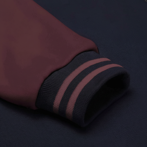 Chaqueta Deportiva Universitaria de Béisbol Unisex con Logotipo Bordado Personalizado, Holgada, Informal, Blanca - Product Image 1