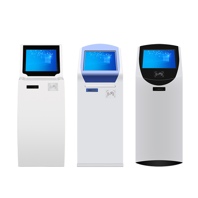 19" Floor Stand Wireless Calling Number Machine Touch Screen Kiosk Ticket Issuing Dispenser Queue Management System for Hospital