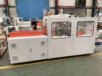 Machine d'emballage automatique haute vitesse pour mouchoirs en papier à pliage en V, avec système de tirage inférieur et emballage individuel en sac plastique grand format