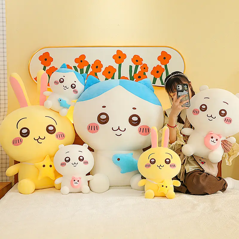 2024 новый дизайн Chiikawa милые плюшевые игрушки оптом кролик плюшевые куклы