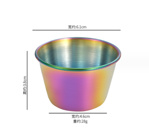 DFS830 Disponible en Tallas S, M, L, Utensilios de Cocina de Acero Inoxidable 304 de Grado Alimenticio, Taza Cónica para Salsas, Mermeladas y Condimentos - Product Image 3