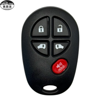 Coque de clé de voiture intelligente à 4 boutons, remplacement universel, directement de l'usine, pour Toyota