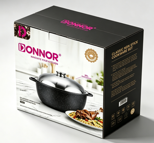 Ensemble de casseroles à induction 36/<span class=keywords><strong>40</strong></span>/44/48/52 <span class=keywords><strong>cm</strong></span> en granit antiadhésif pour tous types de cuisinières, ensemble de marmites épaisses et robustes - Product Image 2