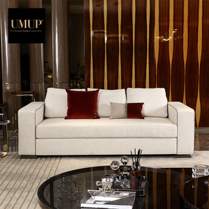 Canapé en tissu trois places de luxe, style moderne italien, design européen, pour hôtel, villa, vente en gros d'usine, canapé de salon - Product Image 2