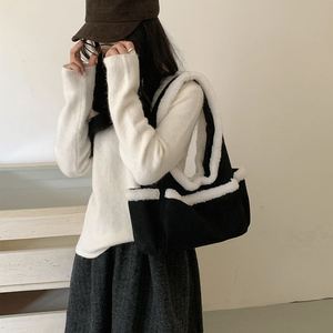 Bolso de Mano Personalizado de Moda Femenina, Bolso Tote, Bolso de Hombro de Gamuza para Mujer - Product Image 2