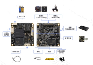 Kits de Placa de Desarrollo RV1126 RV1109 para Linux, Reconocimiento Facial por IA, Cámara GC2053 IMX415, NPU 2.05 TOPs, 1GB de RAM, 2GB eMMC - Product Image 3