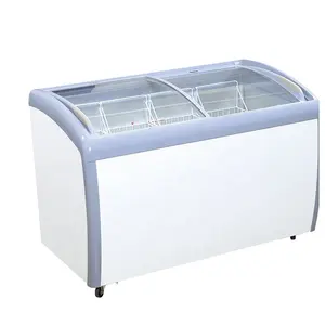 110V60HZ 상업적인 사용 아이스크림 고기 냉장고 전시 가슴 깊은 냉장고