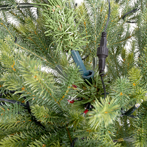 <span class=keywords><strong>Sapin</strong></span> de Noël <span class=keywords><strong>artificiel</strong></span> vert pré-éclairé à LED, branches de pin PE 304T ultra-réalistes, support métallique, décoration intérieure de Noël - Product Image 6
